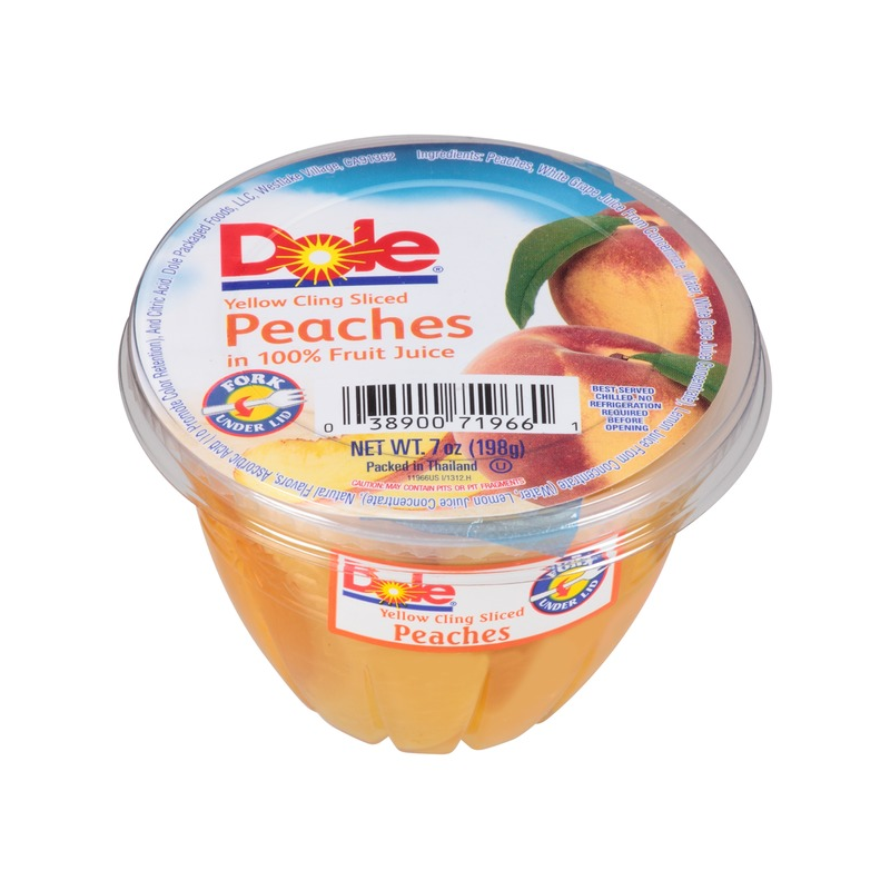 Dole Fruit Bowl - Peaches in 100% Fruit Juice